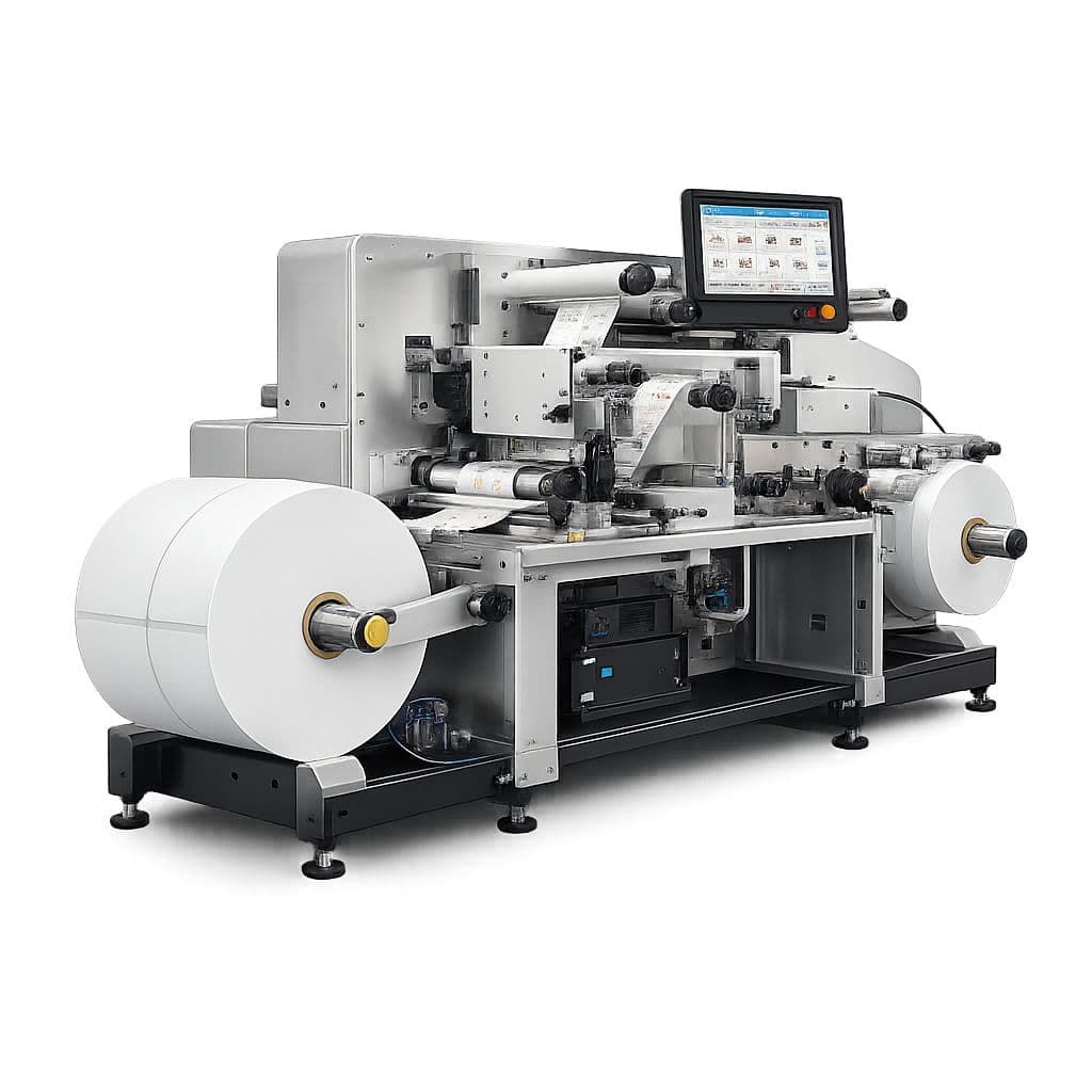 GTSA label printing, die-cutting and converting machine